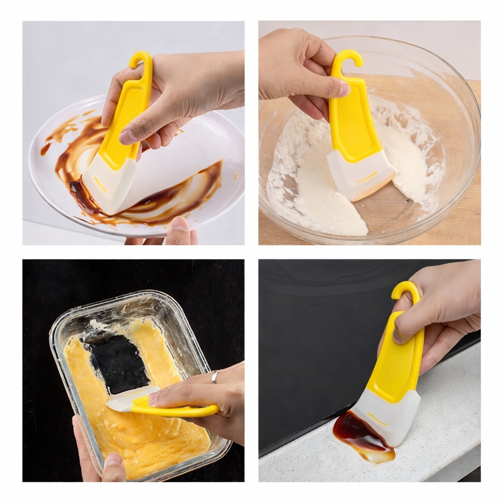Silicone Jar Scraper Spatula